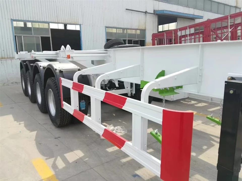 Container Skeleton Shipping Container Chassis Truck Semi Trailer
